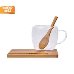 JUEGO TAZA DE CRISTAL